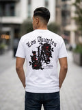 🔥 T-Shirt Oversized Los Angeles Roses – Style Streetwear Premium – 149 DH !