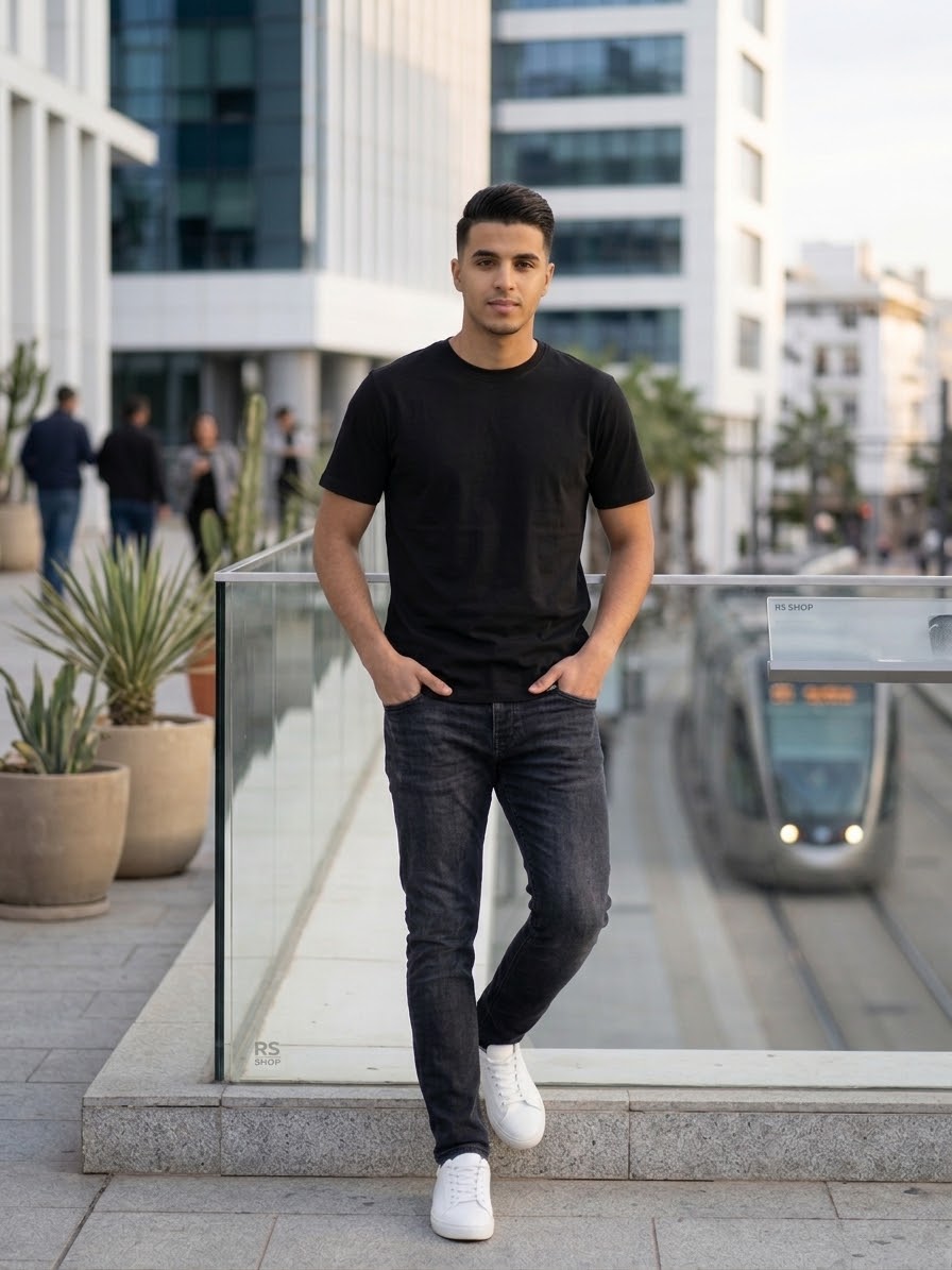 T-shirt Streetwear Premium « THE DREAM » — Noir - Livraison gratuite / S-M-L