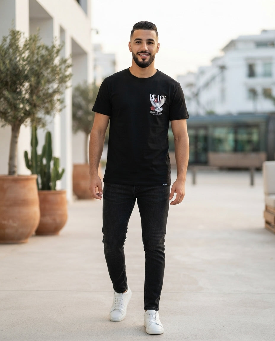 T shirt Stylé Disponible en M et L et XL / Livraison gratuite