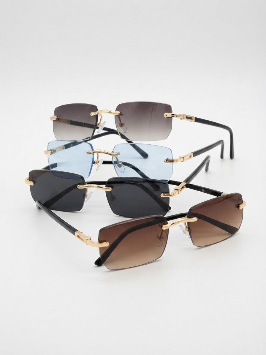Lunettes de Soleil Sans Monture – Le Style Trendy & Luxe