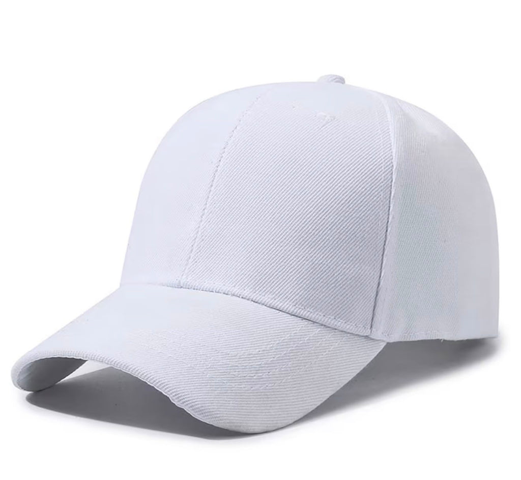 Casquette Baseball Classique Minimaliste – Noir & Blanc