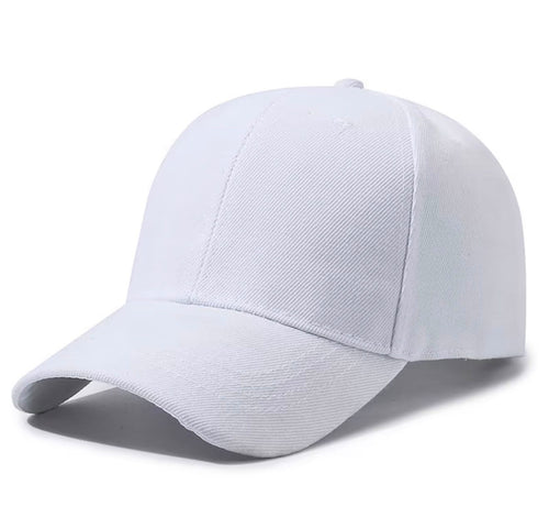 Casquette Baseball Classique Minimaliste – Noir & Blanc